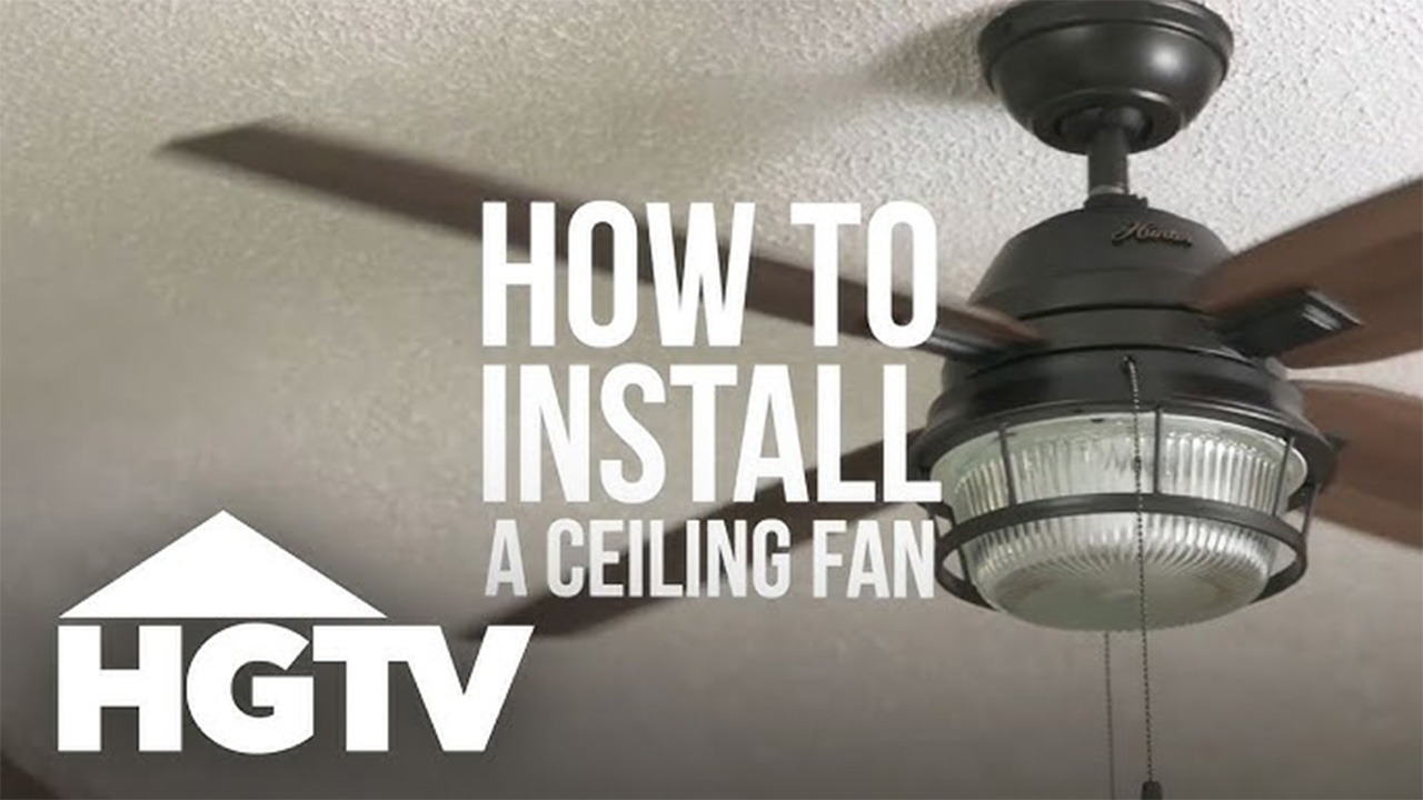 How to Mount a Ceiling Fan